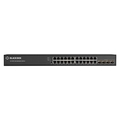 Managed 1/10 Gigabit Switch – (24) RJ-45, (4) SFP+ 1-/10-GbE