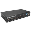 KVM Switch - UHD 4K, Dual-Monitor, HDMI/DisplayPort, USB 3.2 Gen 1, USB Type C, Audio, 2-Port