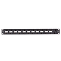 CAT6A Patch Panel, 24-Ports, Component Level 110, 1U, PoE+