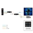 KVXHP-400: Extender Kit, (1) DisplayPort 1.2 MST feeding up to (4) monitors, USB 2.0, RS-232, Audio