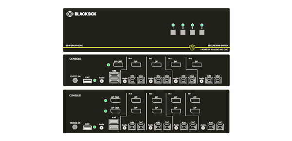 DP or HDMI Secure KVM Switches NIAP 3.0